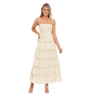 Wild Flower Tiered Dress by Peony